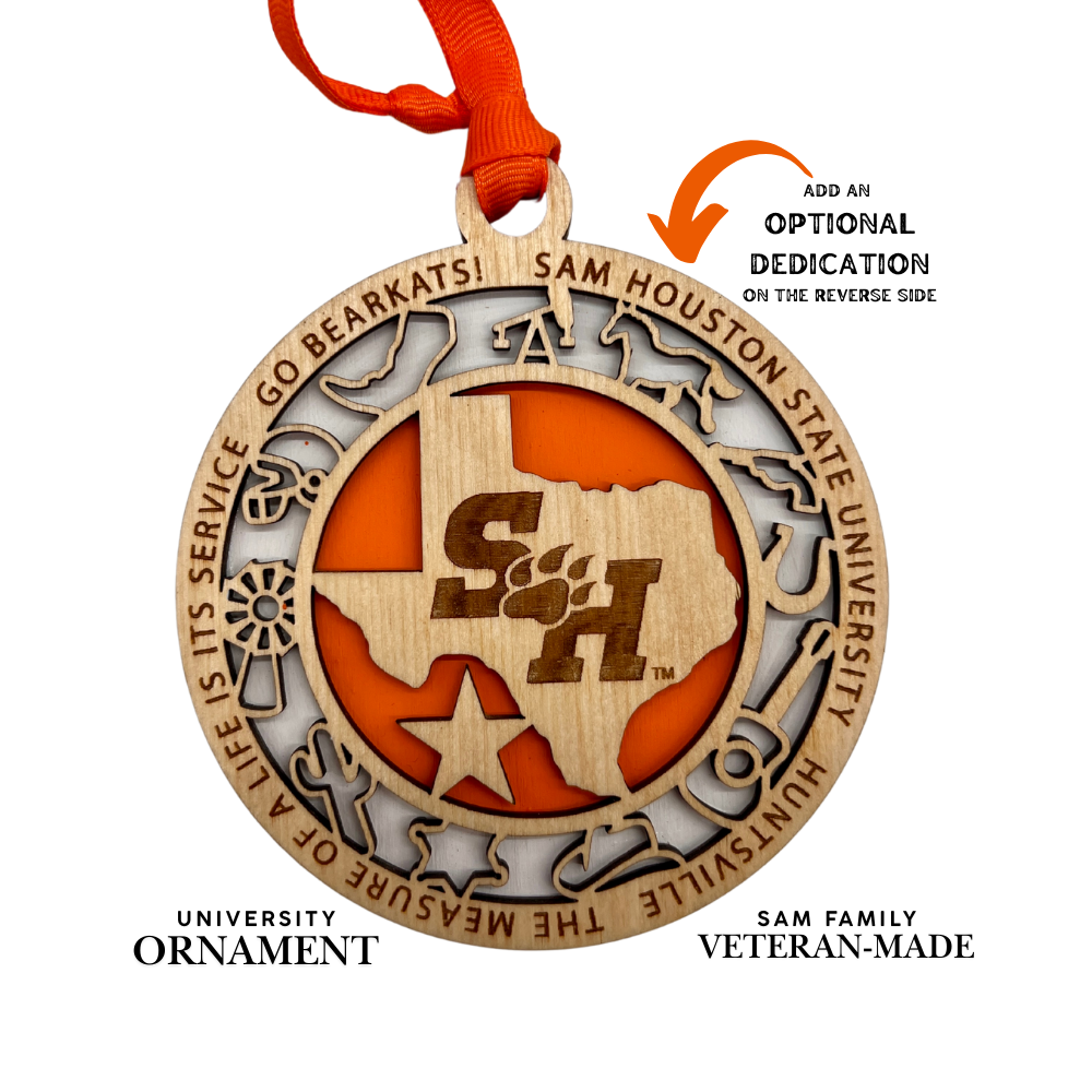 College and University School Spirit Ornament