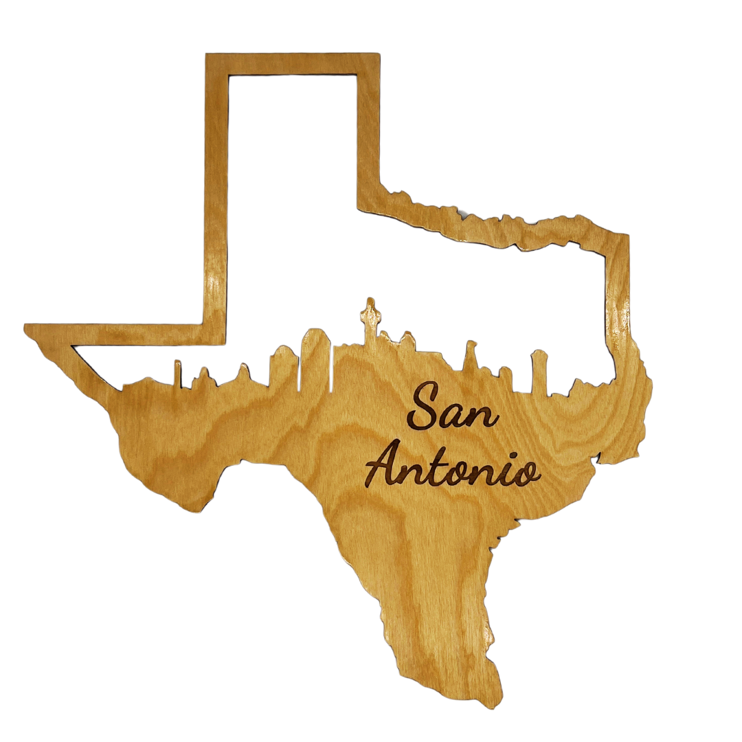 Texas Cities Wall Art