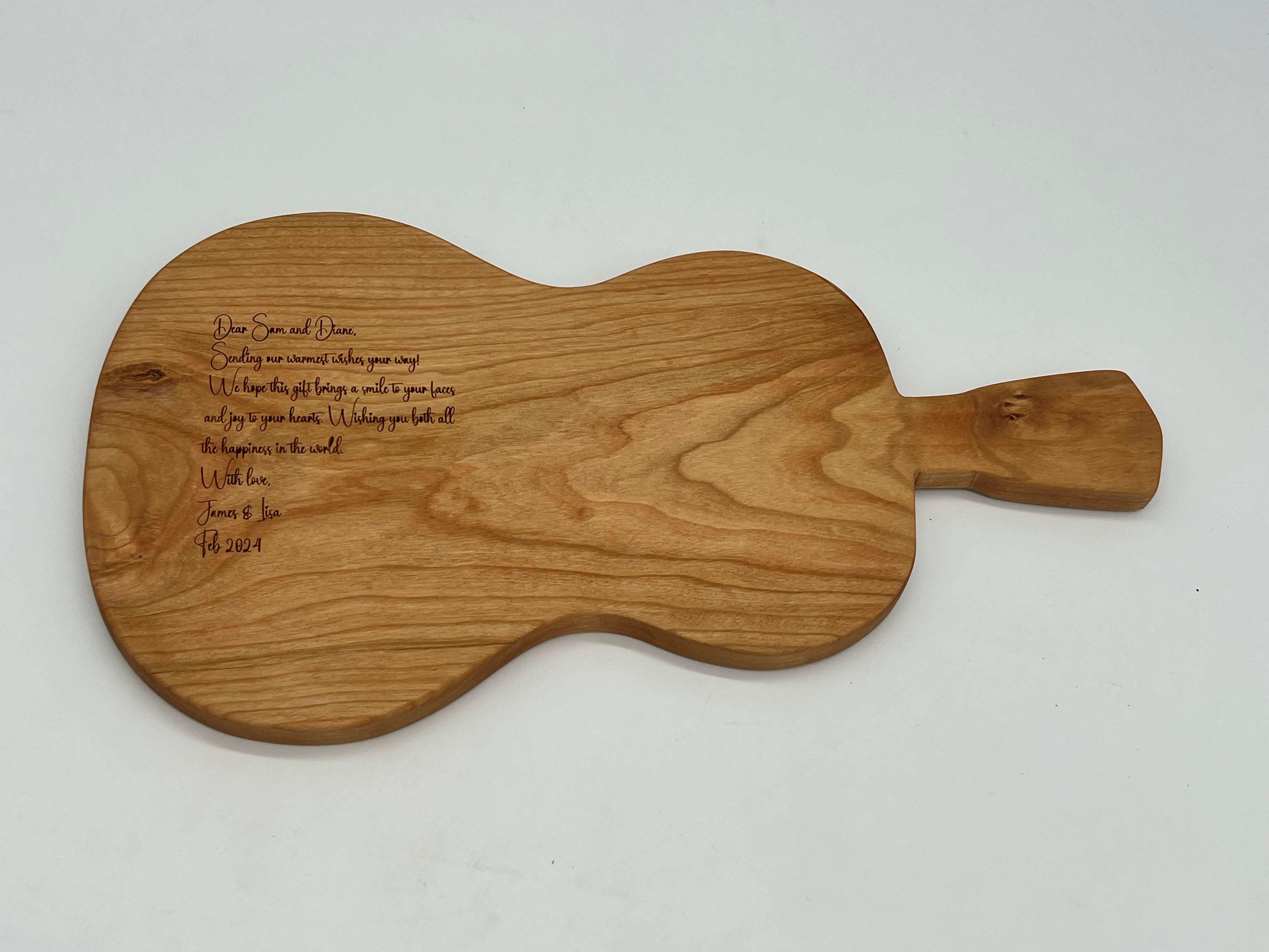 Tigerwood Guitar Tray