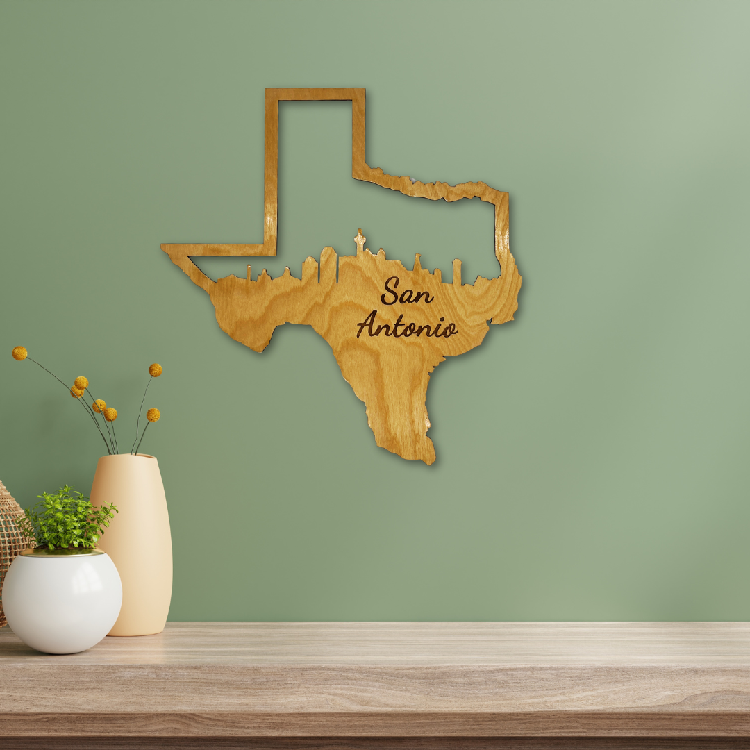 Texas Cities Wall Art