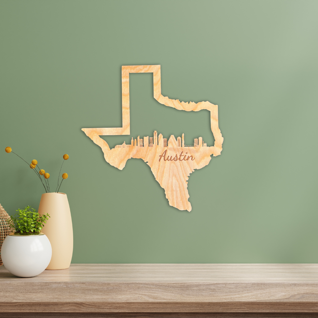Texas Cities Wall Art