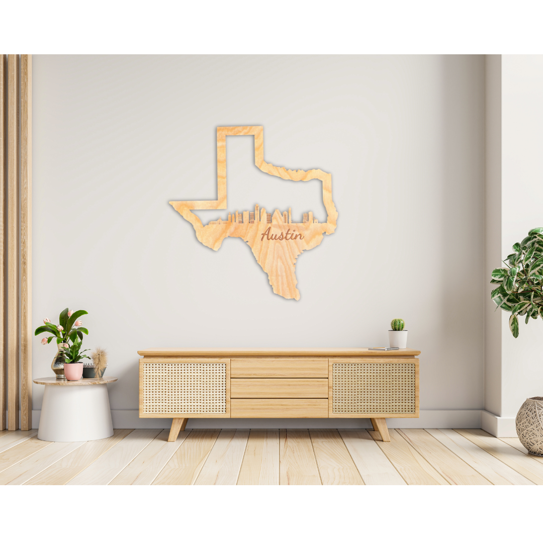 Texas Cities Wall Art