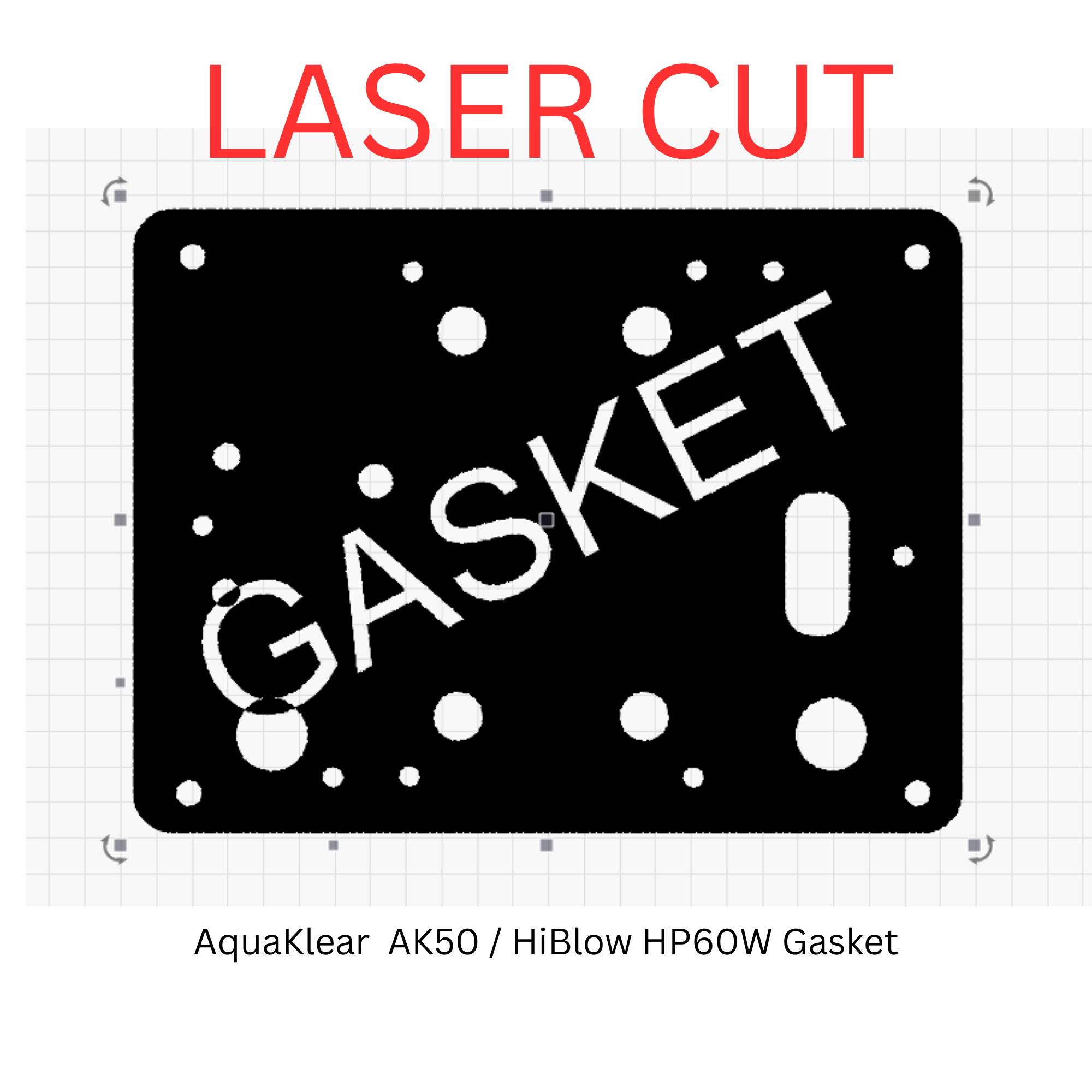 Gasket for AK50 or HiBlow 50W Pond/Septic Aerator Pump