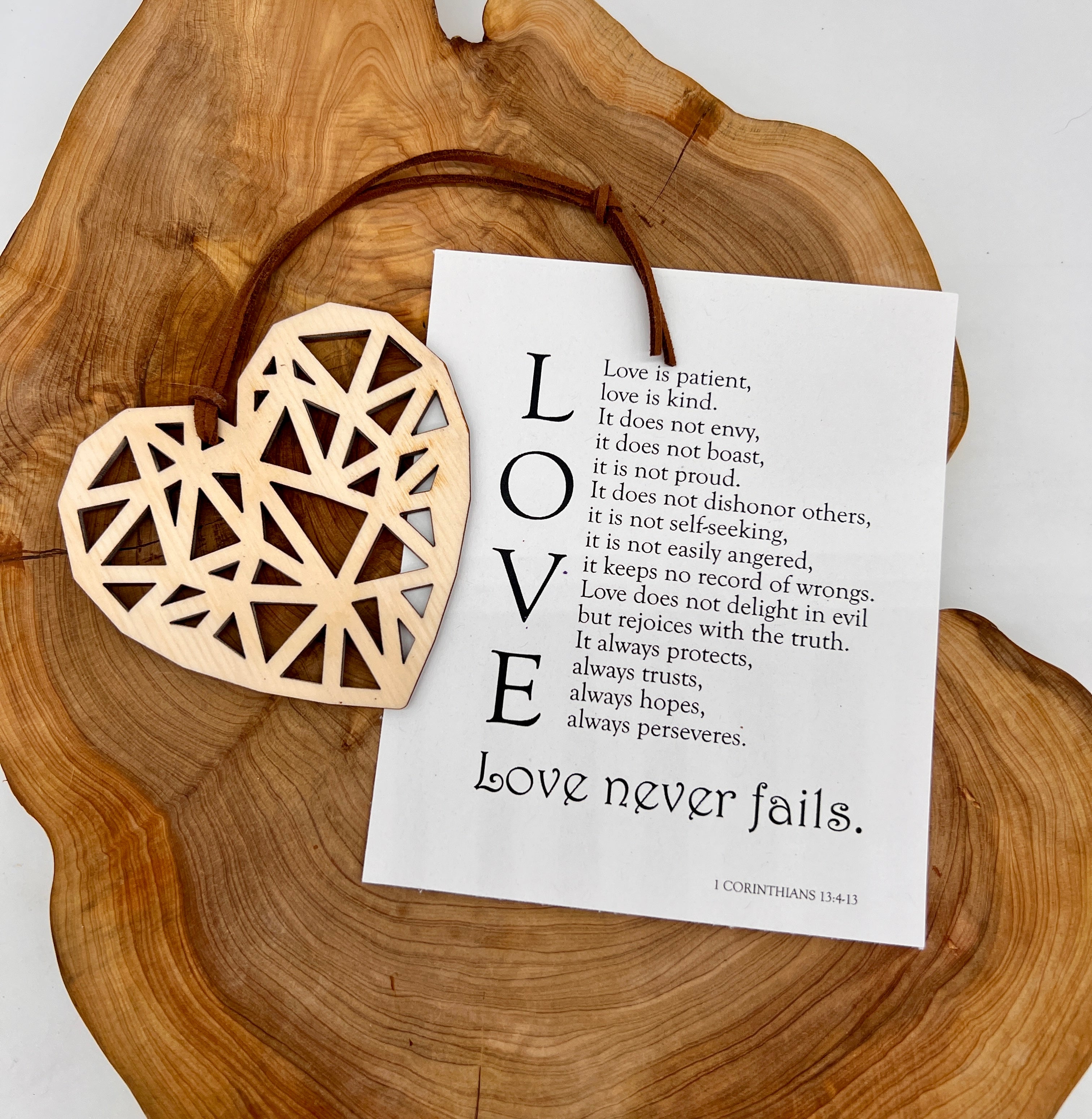 Wooden Story Card Keepsake Gift