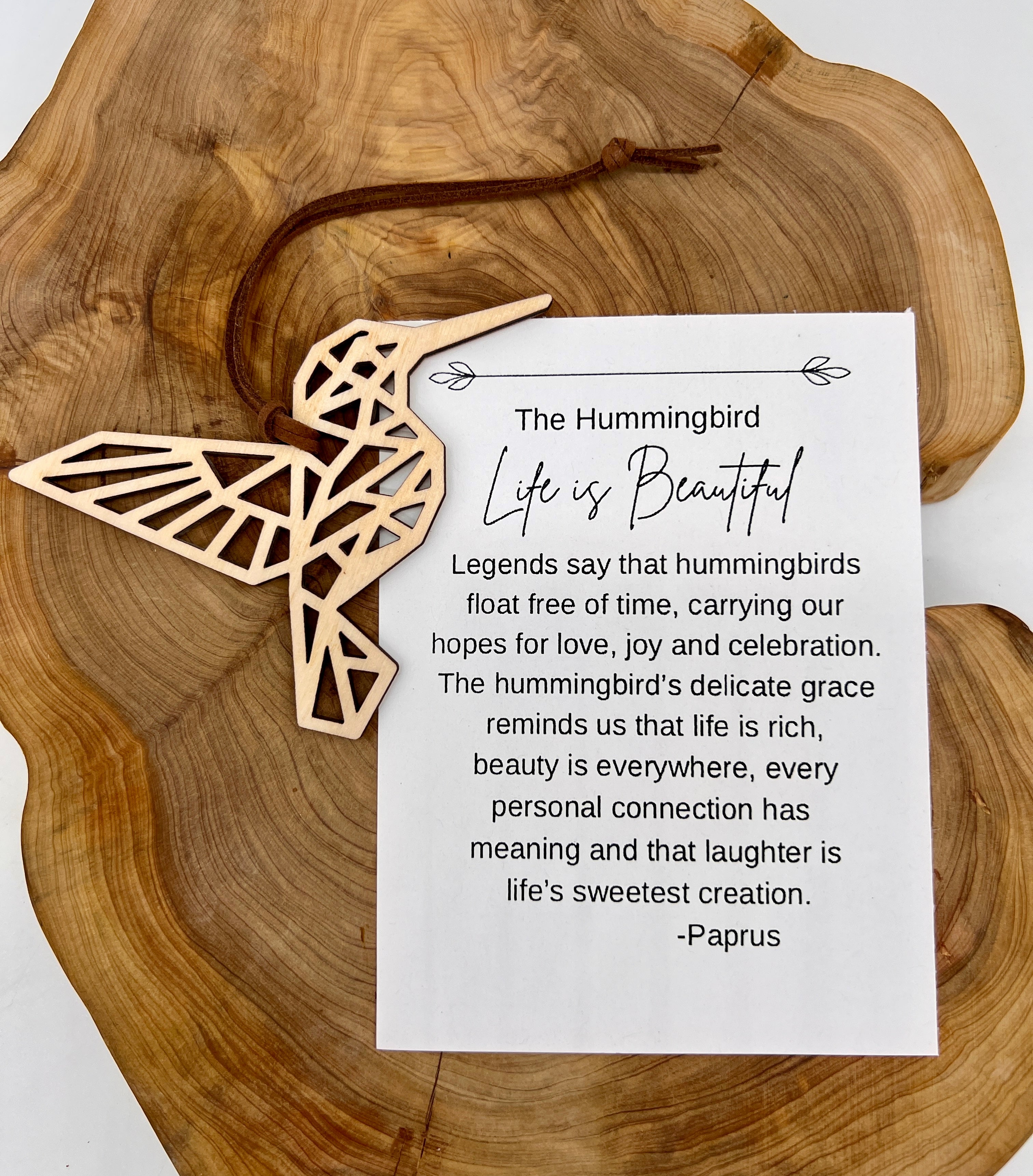 Wooden Story Card Keepsake Gift