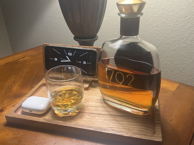 New! Hardwood Wireless Charging Desk/Bedside Organizer