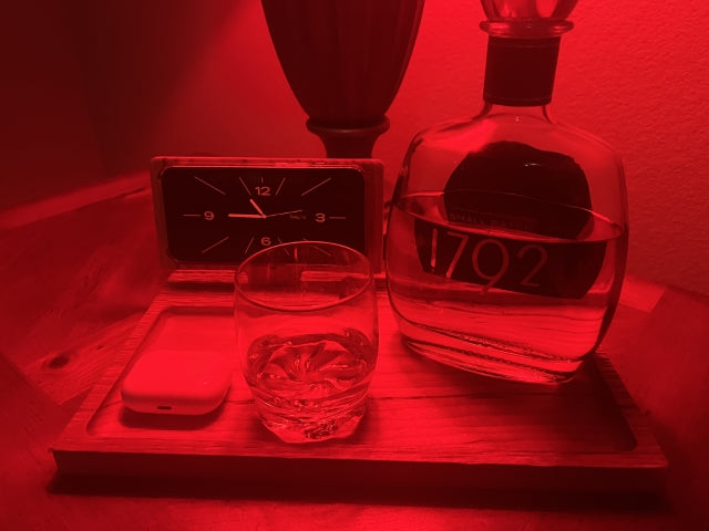 New! Hardwood Wireless Charging Desk/Bedside Organizer