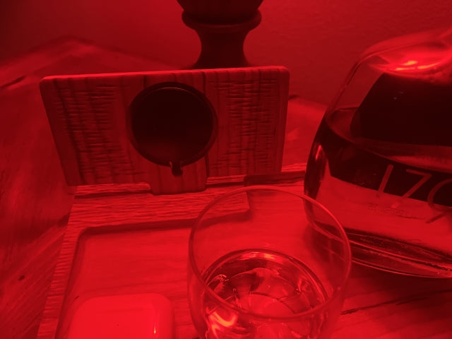 New! Hardwood Wireless Charging Desk/Bedside Organizer