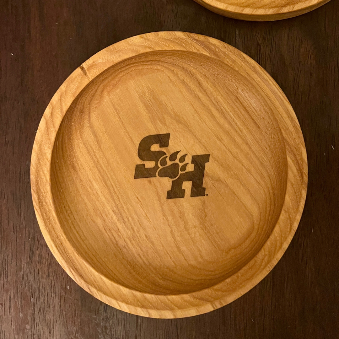 5" Handmade Hardwood Ring Tray