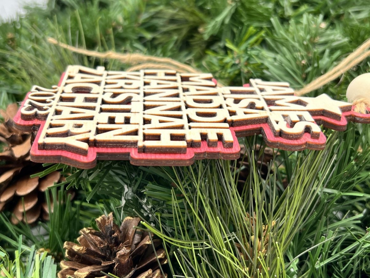 Custom Name Ornaments - Zeman Woodcrafts