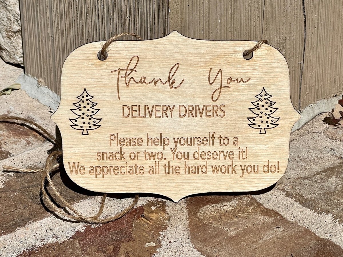 Delivery Treat Signs - Zeman Woodcrafts