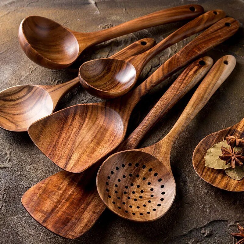 Deluxe Wood Kitchen/Serving Utensils - Zeman Woodcrafts