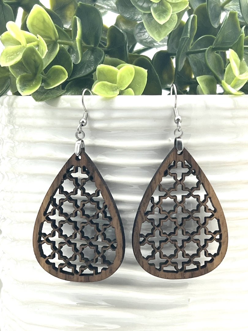 Exotic Wood Earrings by ZW Studio - Zeman Woodcrafts