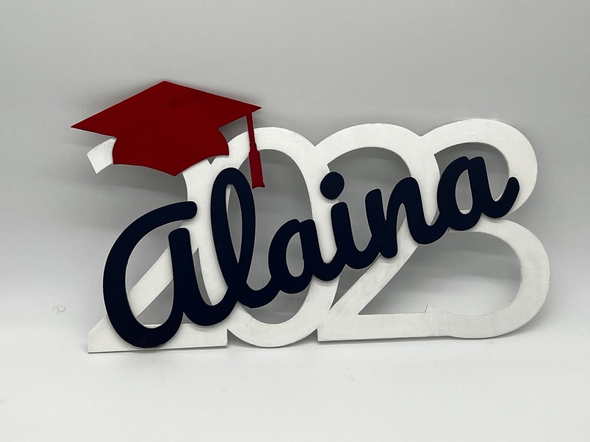 Graduation Name Signs for Wall Decor, Dorm, Celebration, Awards, - Zeman Woodcrafts