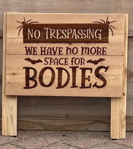 Laser-Engraved Outdoor Cedar Signs - Zeman Woodcrafts