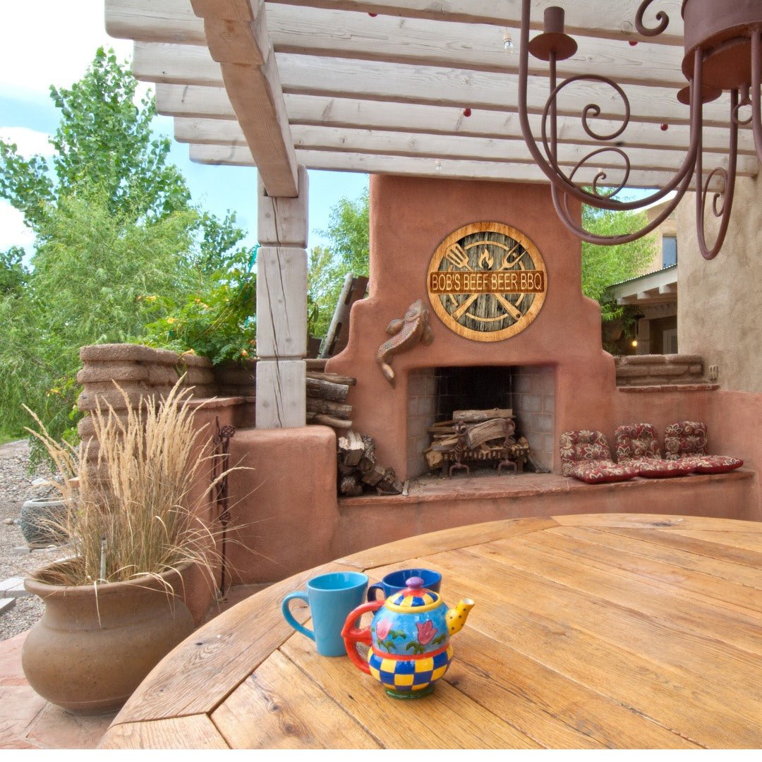 Personalized BBQ Sign - Zeman Woodcrafts