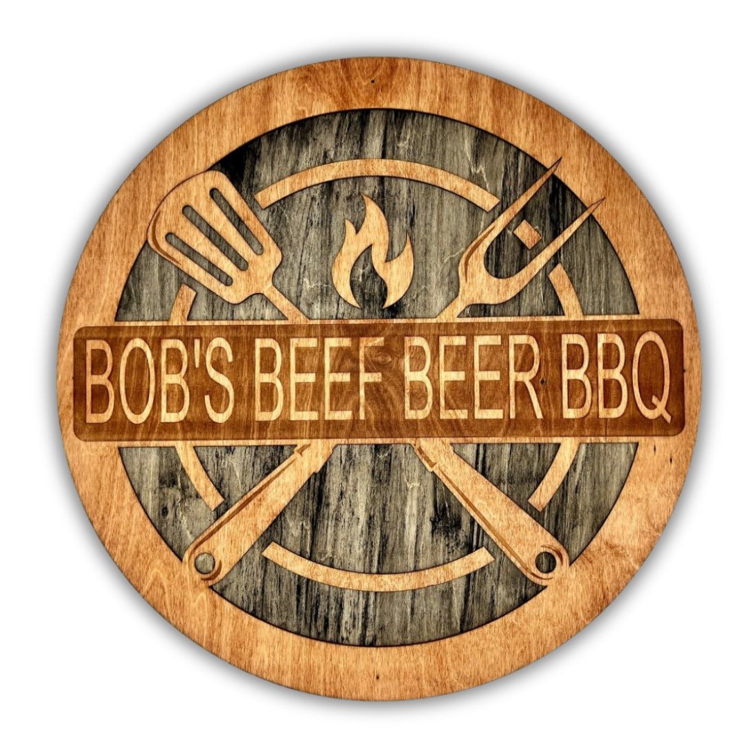 Personalized BBQ Sign - Zeman Woodcrafts