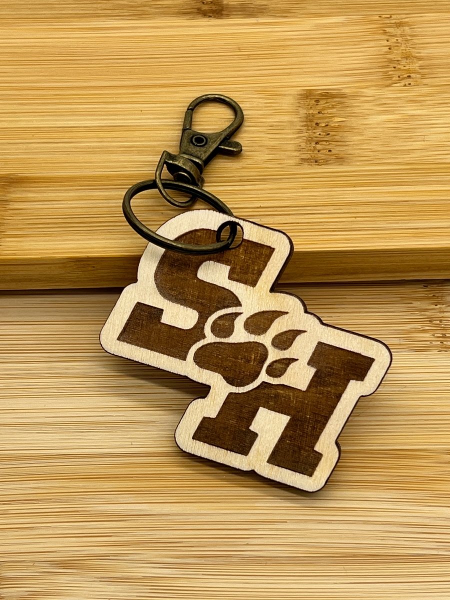 Sam Houston Keychain - Zeman Woodcrafts