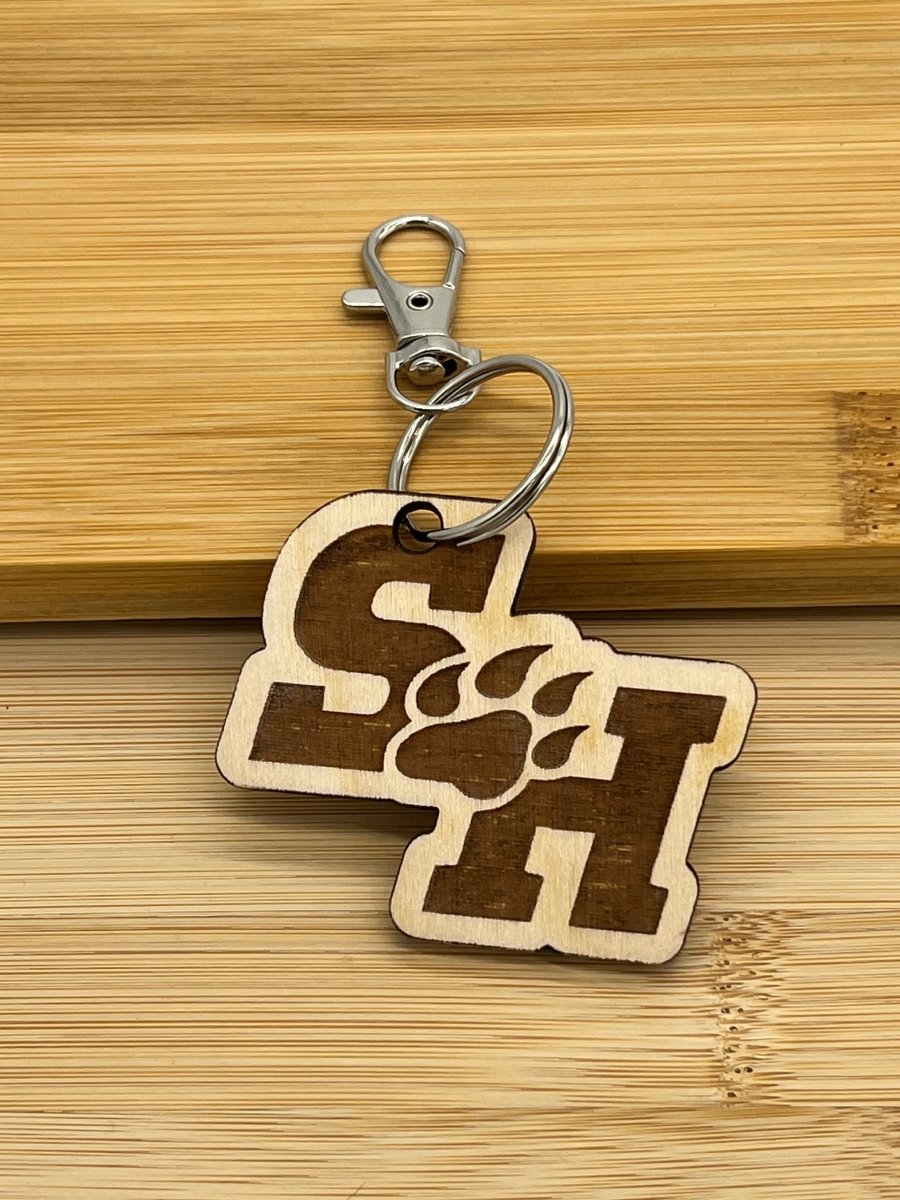 Sam Houston Keychain - Zeman Woodcrafts