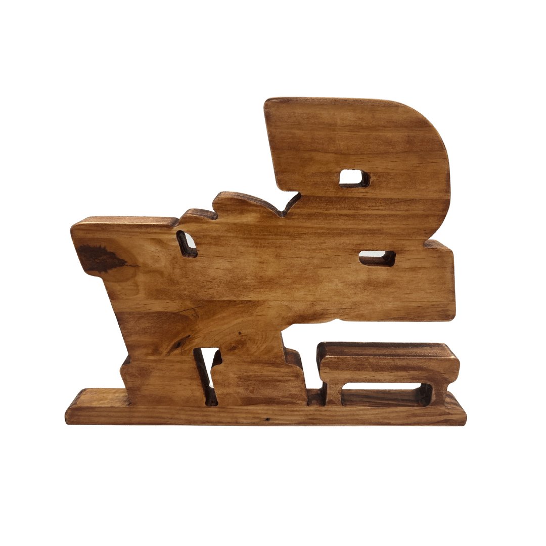 Sam Houston State University Carved Wooden Decor - Zeman Woodcrafts