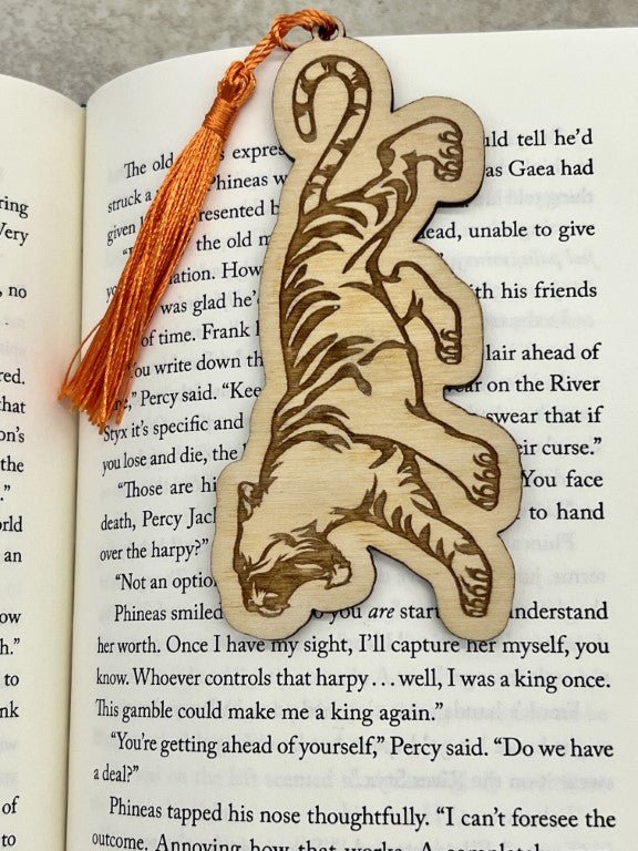 Tiger Bookmark - Zeman Woodcrafts
