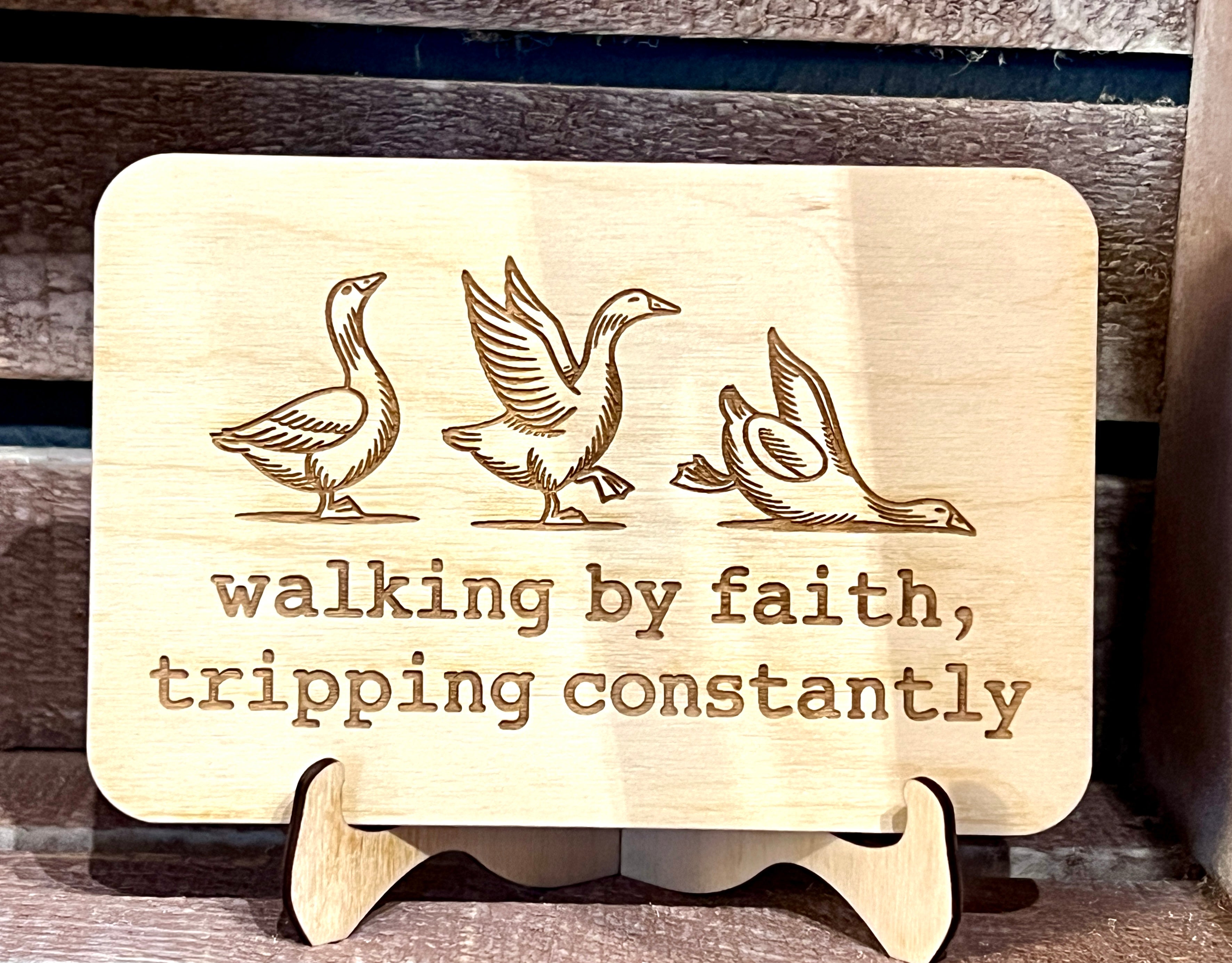 Daily inspiration: Little wooden uplifting reminder sign