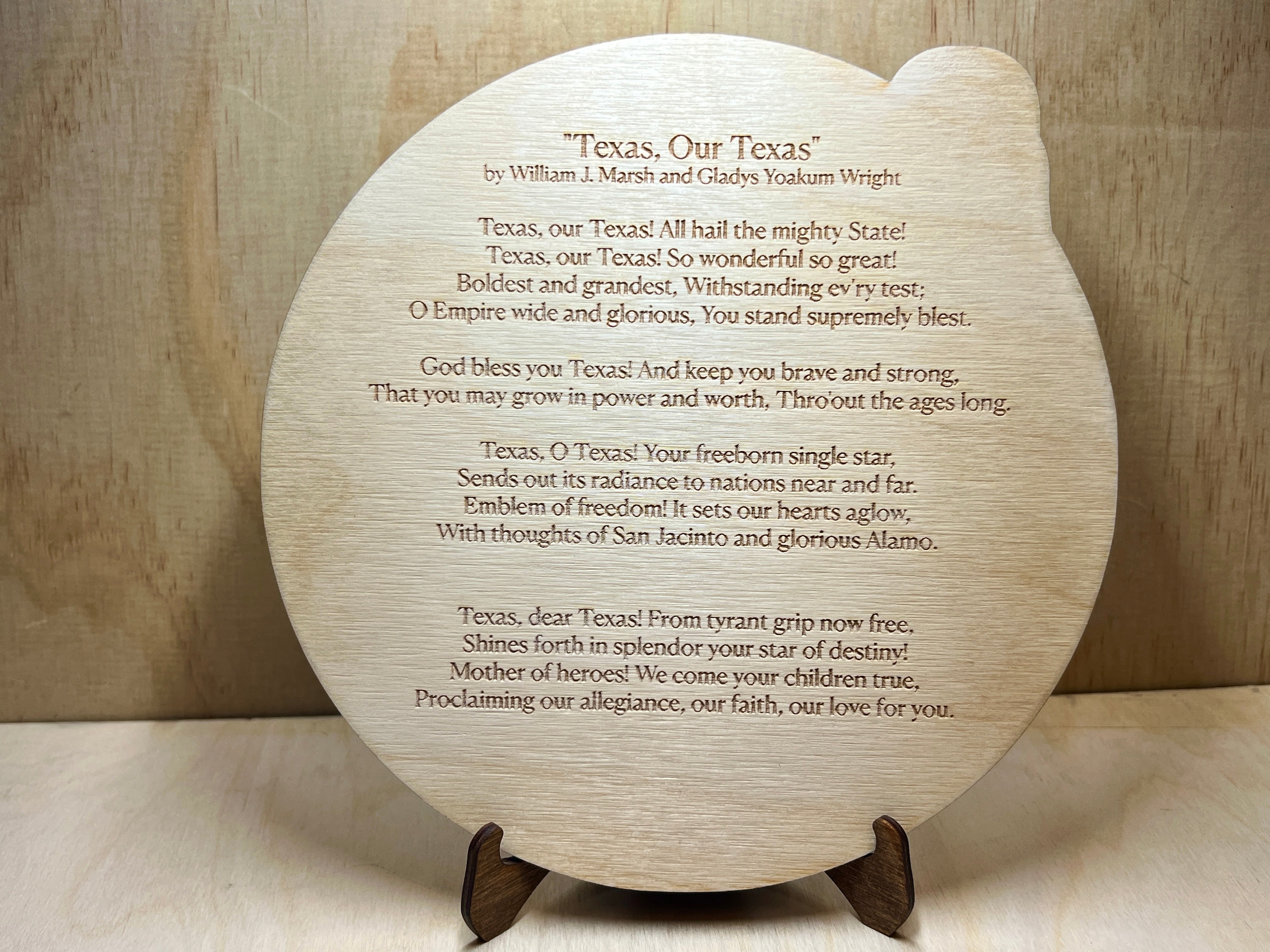 Texas Line Art wood sign- Choose your state!