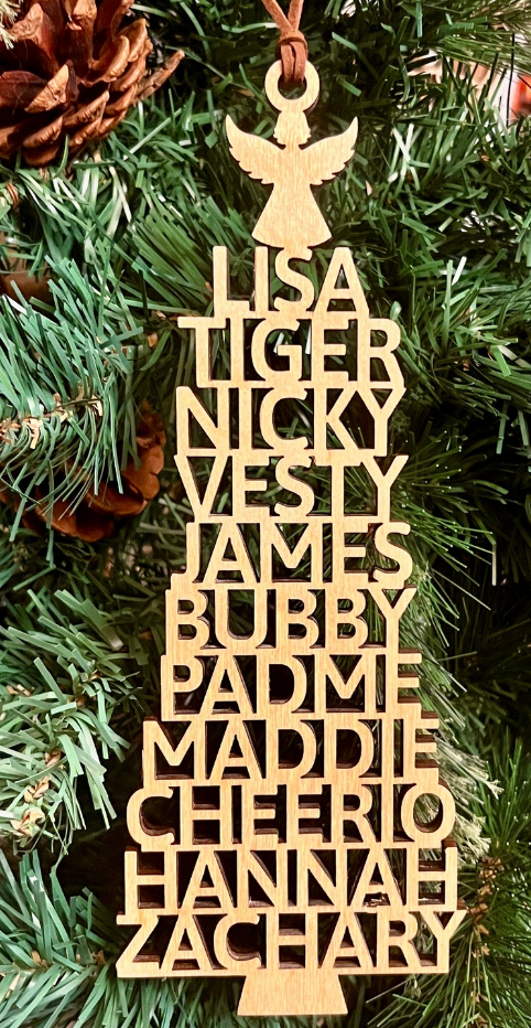 Custom Name Ornaments