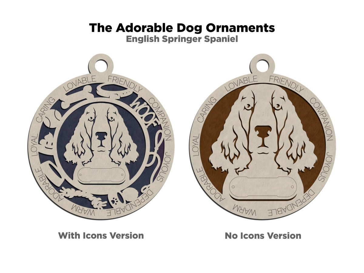Dog Ornaments Breeds E-Z - Zeman Woodcrafts